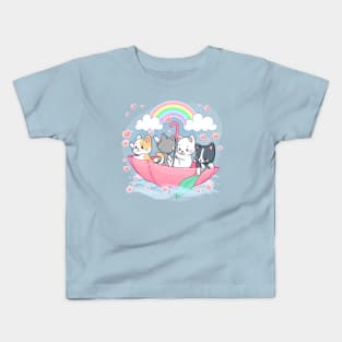 Kitty Rowboat Kids T-Shirt